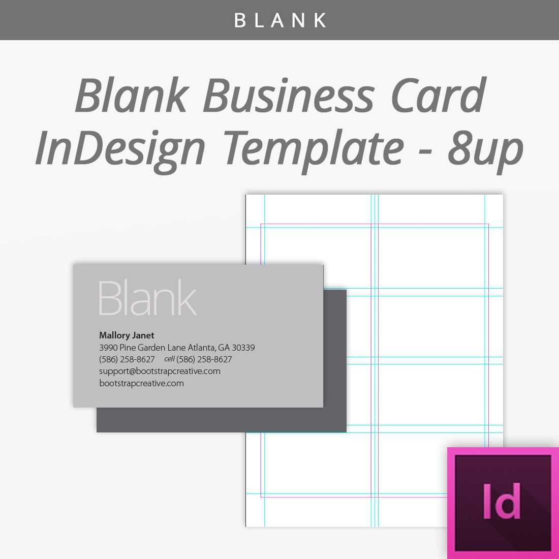 Bootstrap Creative | Blank Business Cards, Indesign Within Birthday Card Indesign Template