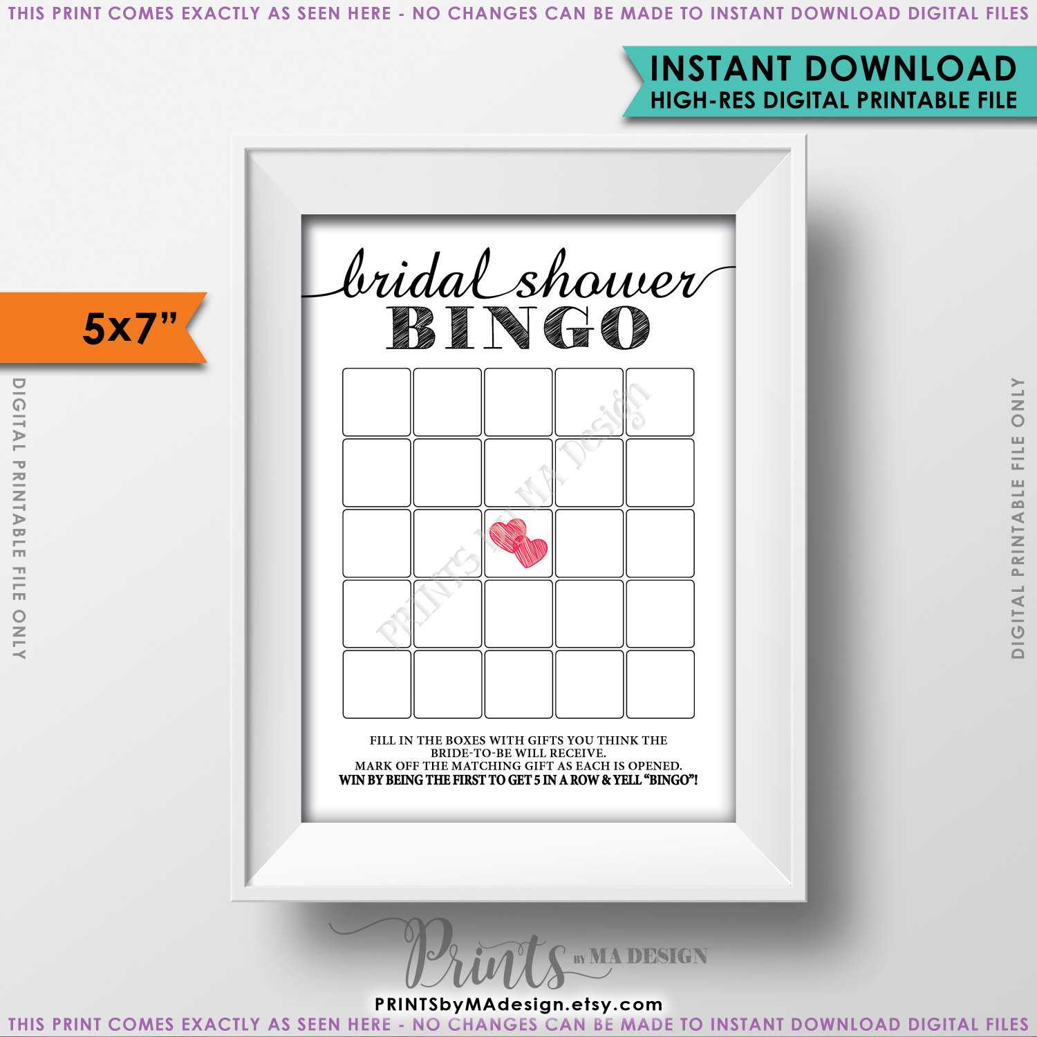 Bridal Shower Bingo Cards, Bridal Shower Bingo Printable In Intended For Blank Bridal Shower Bingo Template