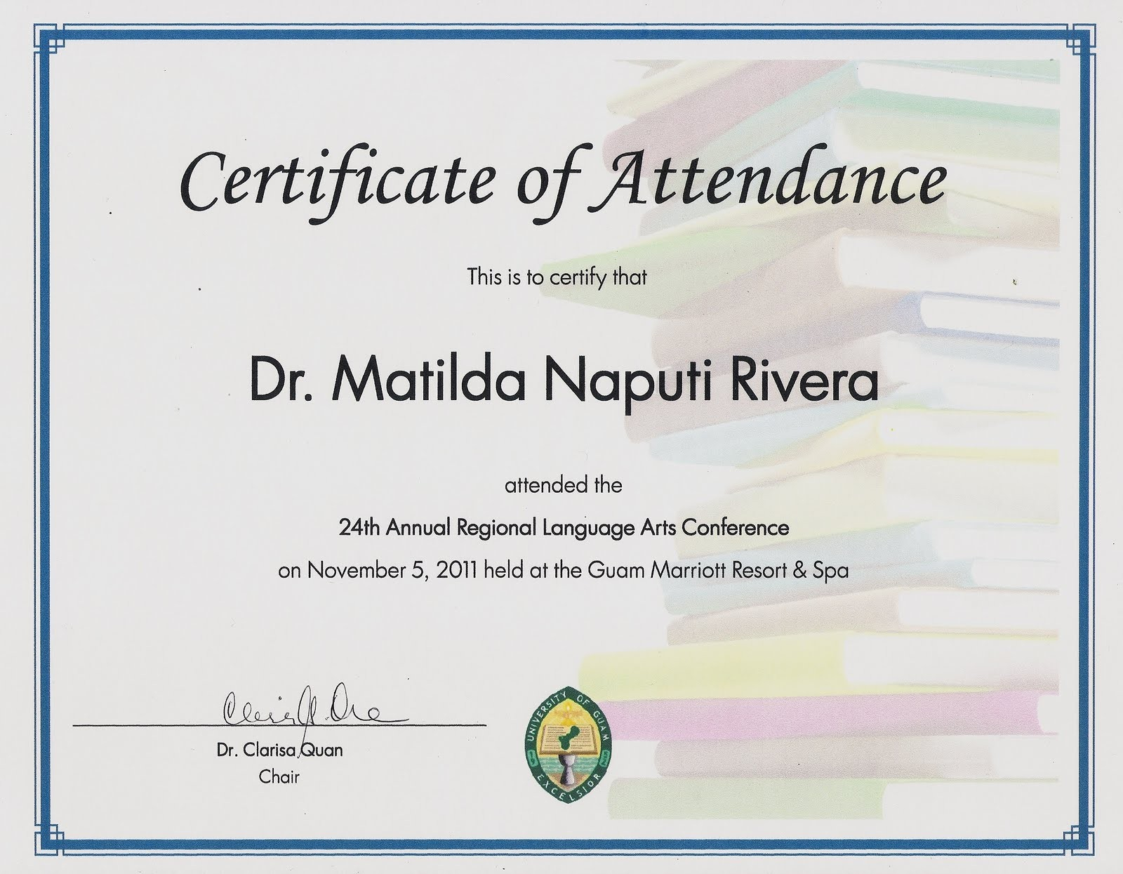 Brilliant Ideas For Conference Certificate Of Participation With Certificate Of Attendance Conference Template