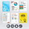 Brochure Design And A4 Flyers. Social Media Icons. Chat Speech.. For Social Media Brochure Template