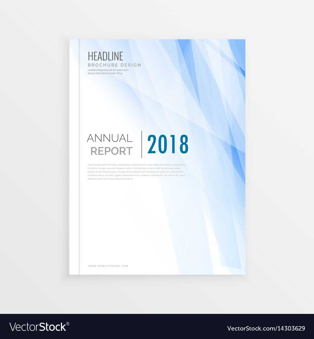 Brochure Design Template Annual Report Cover For Cover Page For Annual Report Template