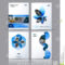 Brochure Template Layout Collection, Cover Design Annual In Half Page Brochure Template