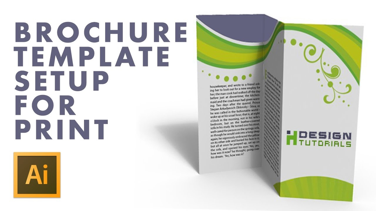 Brochure Template Setup For Print In Adobe Illustrator Intended For Brochure Templates Adobe Illustrator
