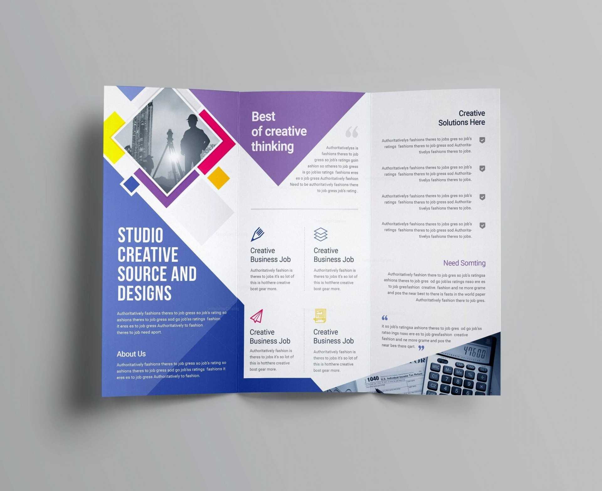 Brochure Templates Cdr File Free Download 005 In Memoriam With Regard To Creative Brochure Templates Free Download