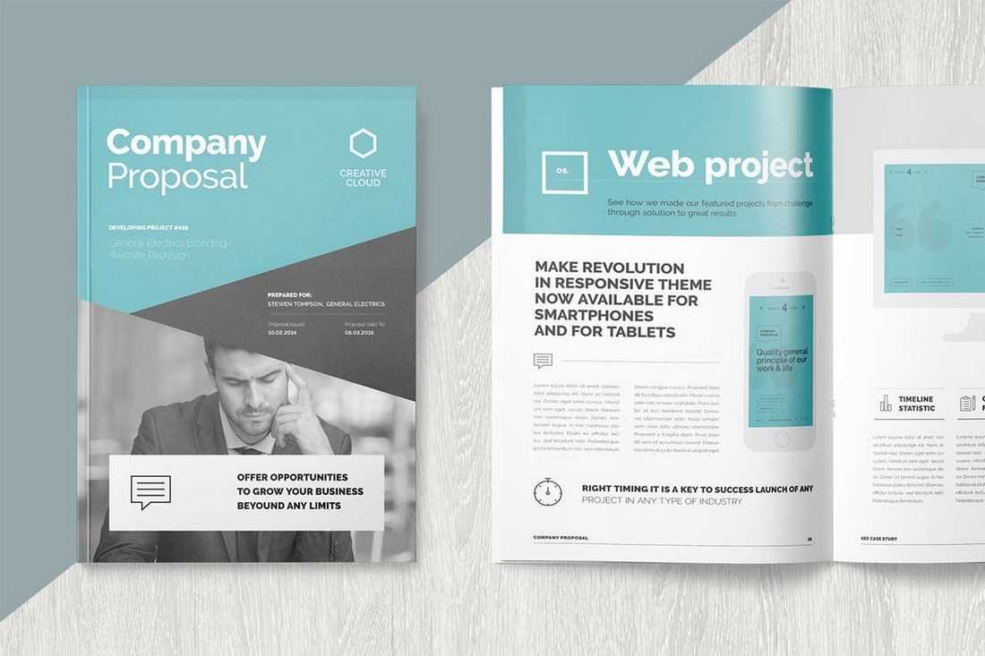 Brochure Templates | Design Shack In Letter Size Brochure For Letter Size Brochure Template