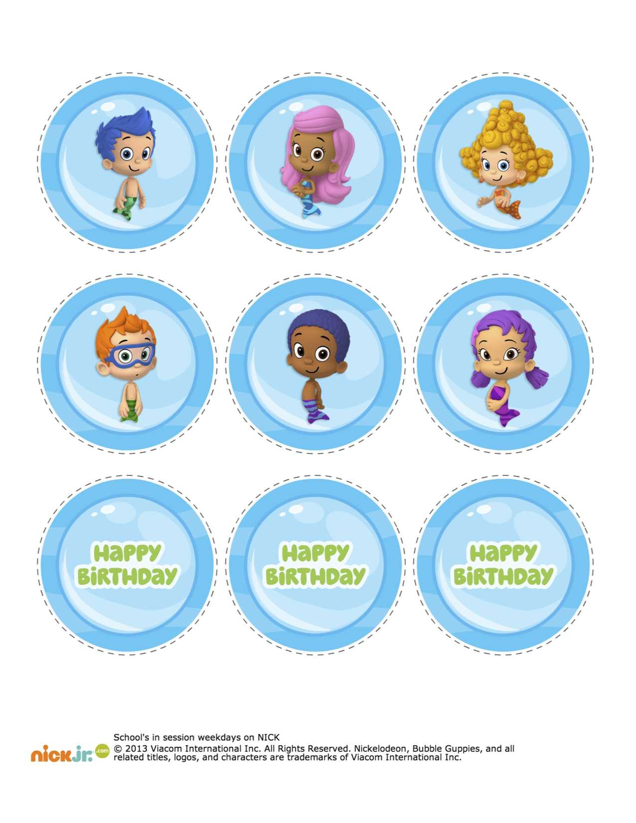 Bubble Guppies Birthday Banner Template – Atlantaauctionco Intended For Bubble Guppies Birthday Banner Template