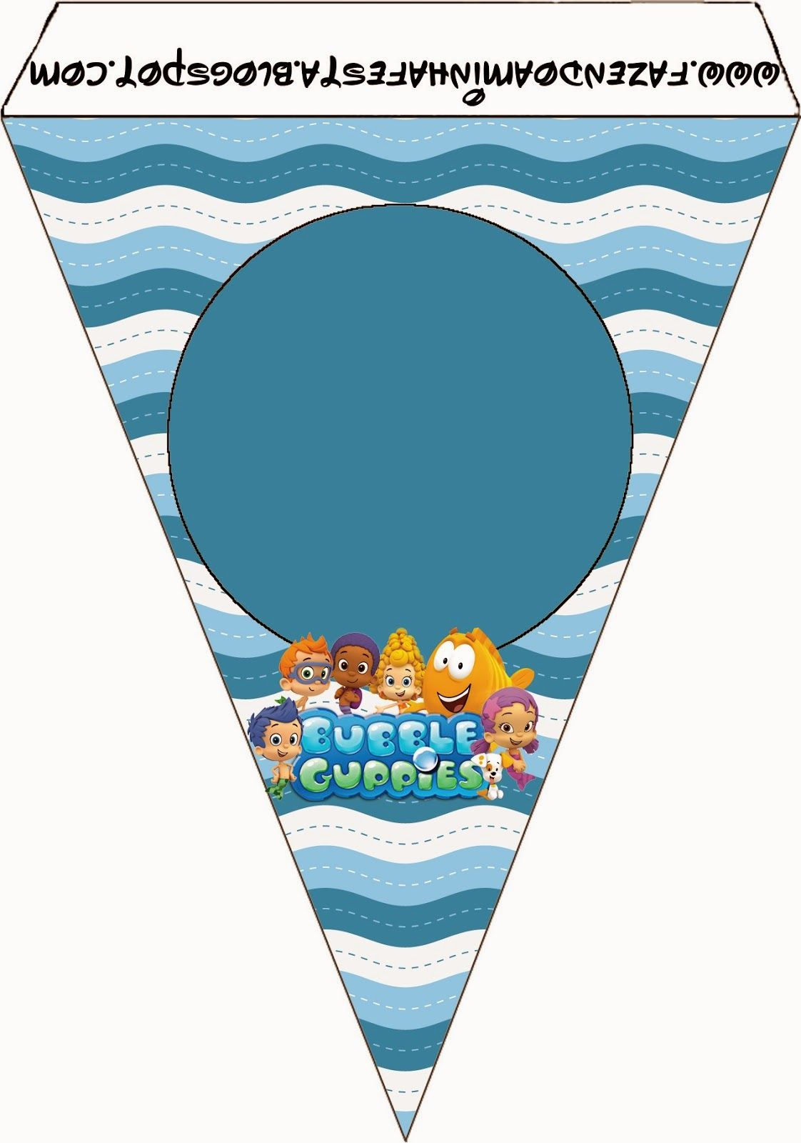 Bubble Guppies Free Party Printables. | First Birthday Theme With Regard To Bubble Guppies Birthday Banner Template