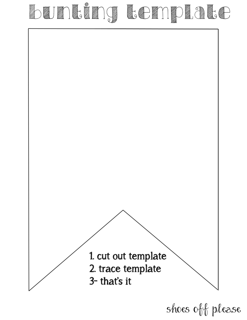 Bunting Template For Banner | Bunting Template, Pennant Regarding Banner Cut Out Template