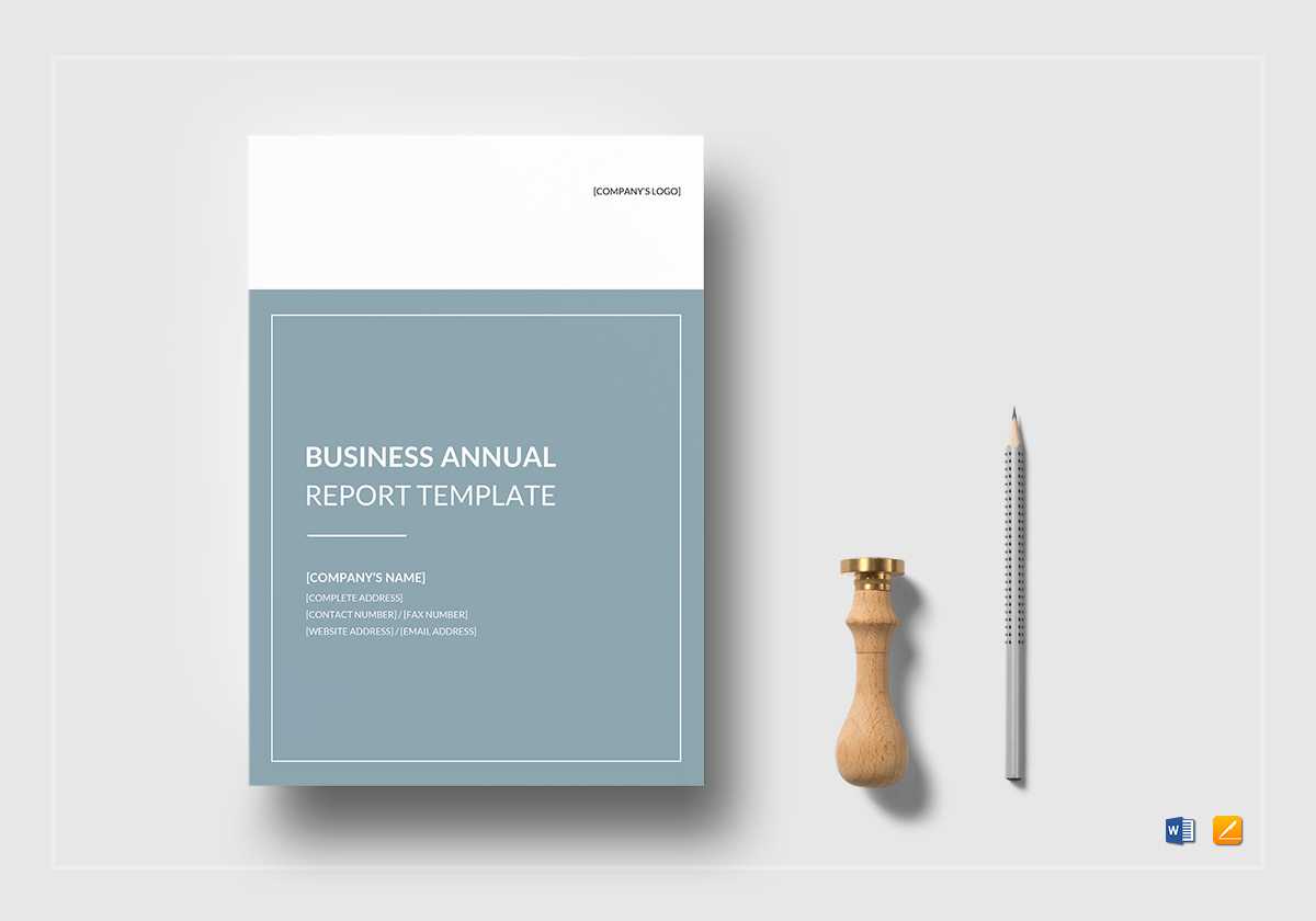 Business Annual Report Template Regarding Annual Report Word Template