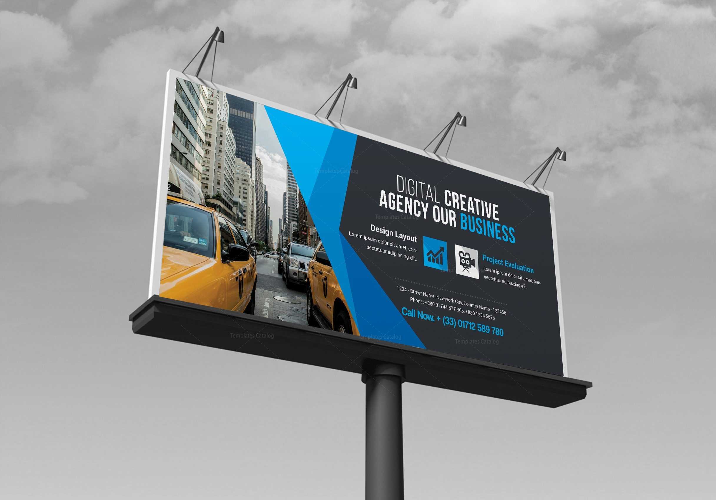 Business Billboard Banner Template 000352 In Street Banner Template