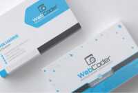 Business Card Design For Web Design And Developer Psd Template intended for Web Design Business Cards Templates