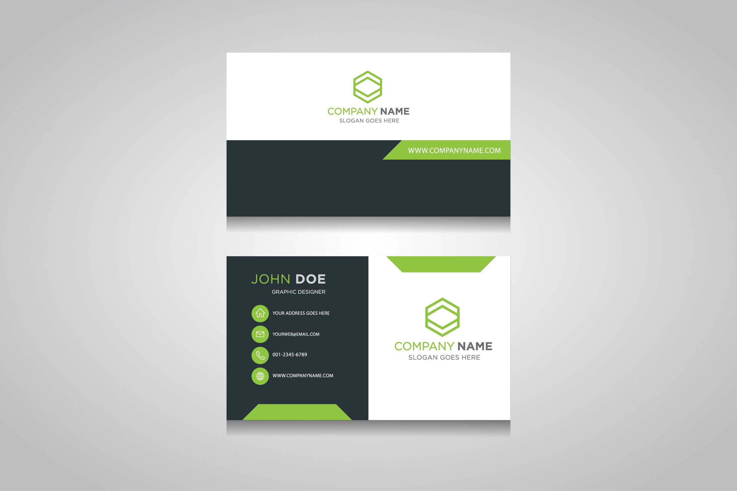 Business Card Template. Creative Business Card Throughout Designer Visiting Cards Templates