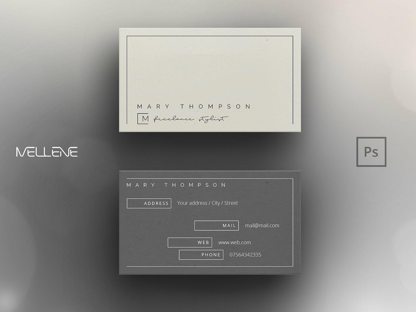 Business Card Template For Photoshopbusiness Cards On In Name Card Template Photoshop