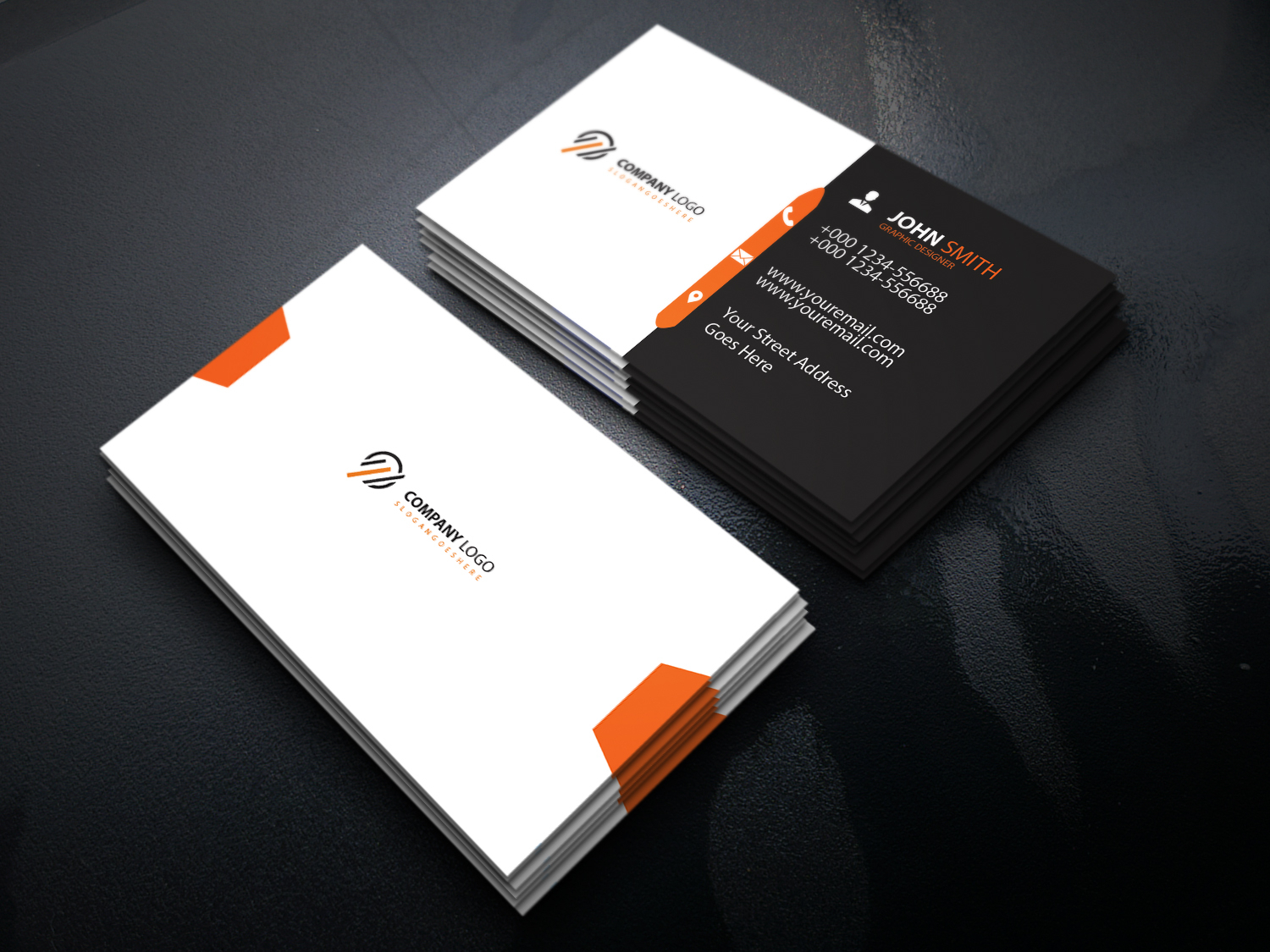 Business Card Template Free Download | Download Business For Name Card Template Psd Free Download