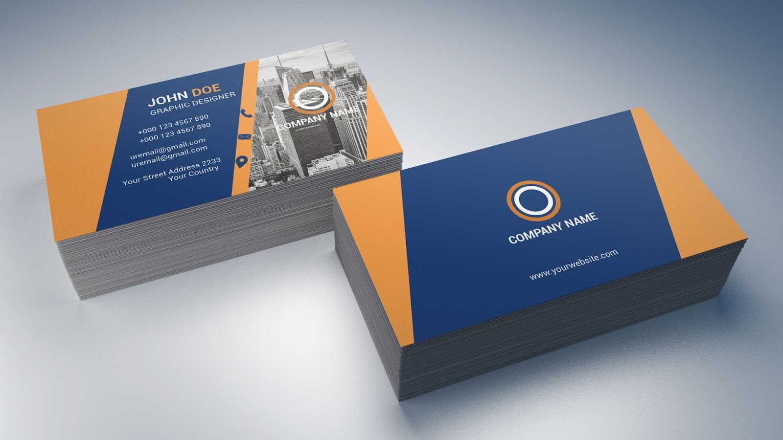 Business Card Template Free Download | Download Business With Free Business Card Templates In Psd Format