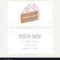 Business Card Template With Chocolate Cake Regarding Cake Business Cards Templates Free