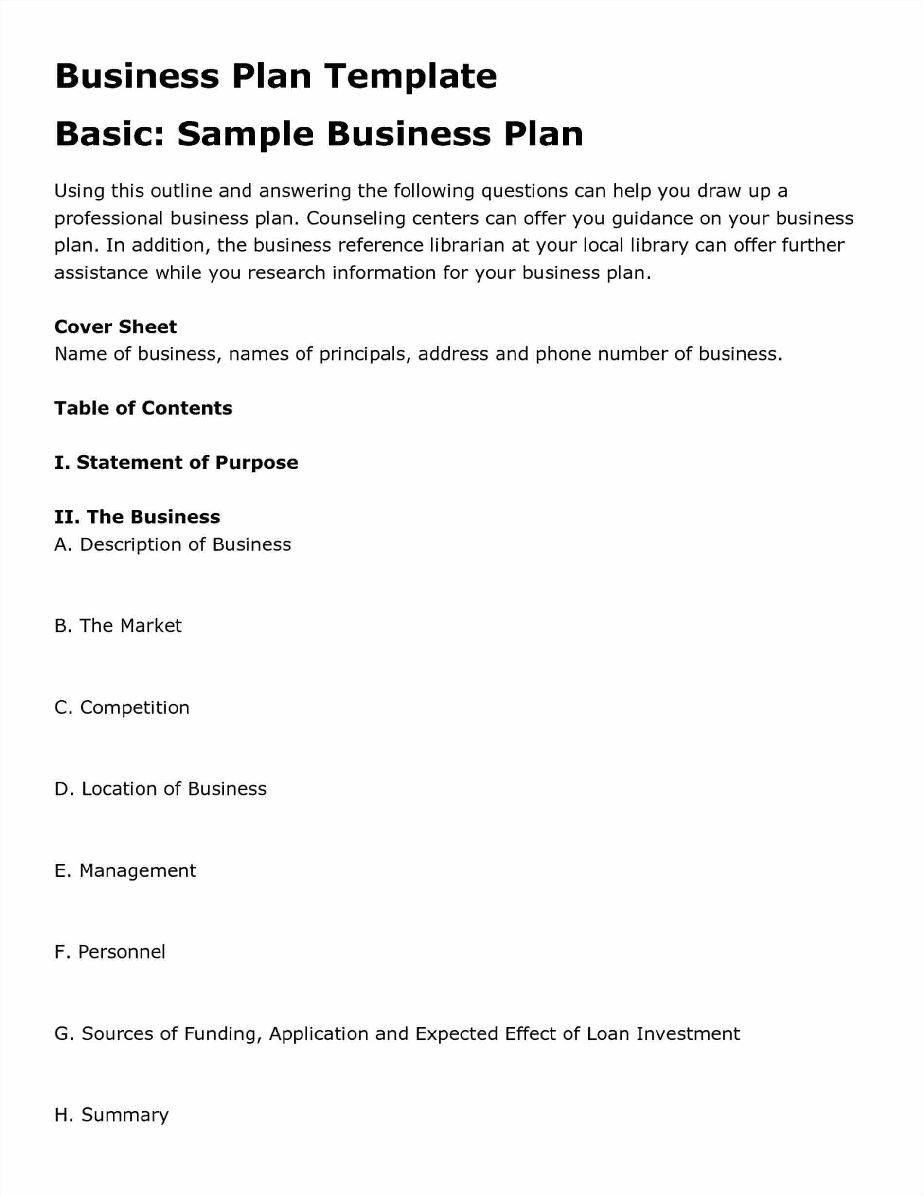 Business Plan Template Restaurant Templates In Word Excel Throughout Business Plan Template Free Word Document