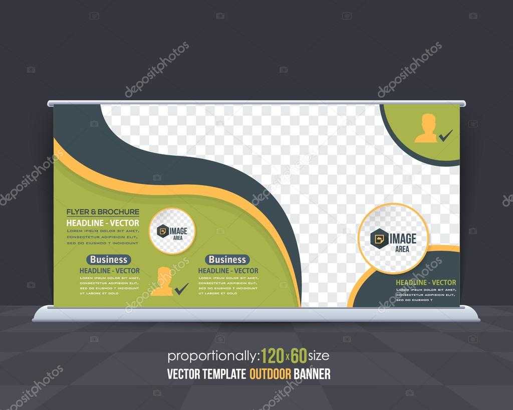 Business Theme Outdoor Banner Design, Advertising Vector Pertaining To Outdoor Banner Design Templates