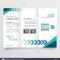 Business Tri Fold Brochure Template Design With Geometric Intended For Tri Fold Brochure Template Illustrator