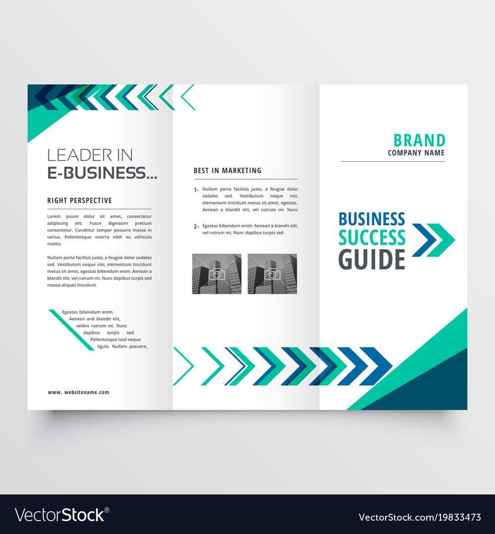 Business Tri Fold Brochure Template Design With With Adobe Illustrator Tri Fold Brochure Template