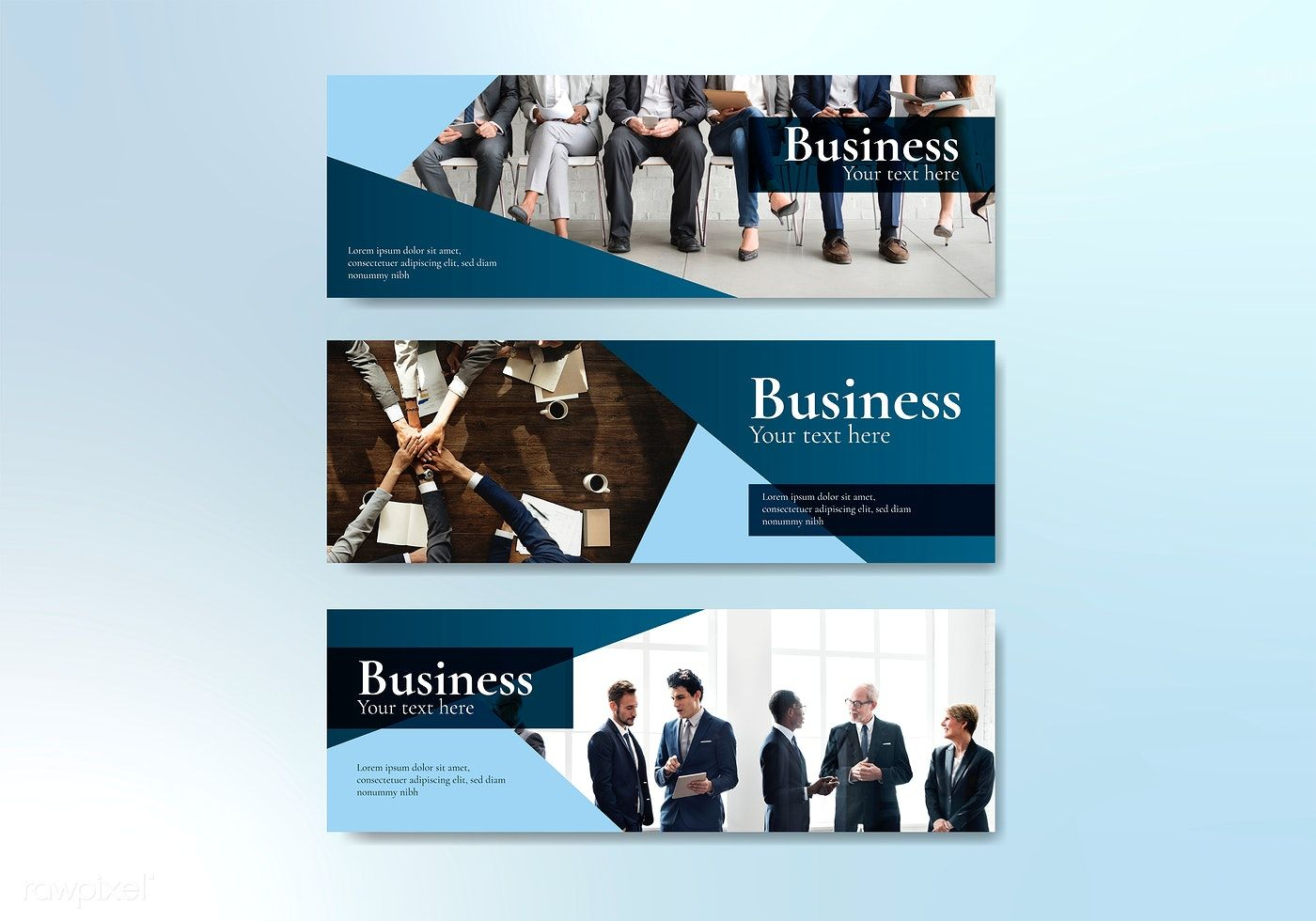 Business Website Banner Design Vector | Free Image Throughout Photography Banner Template