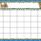 Calendar Template Kids Best 25 Kids Calendar Ideas On Throughout Blank Calendar Template For Kids