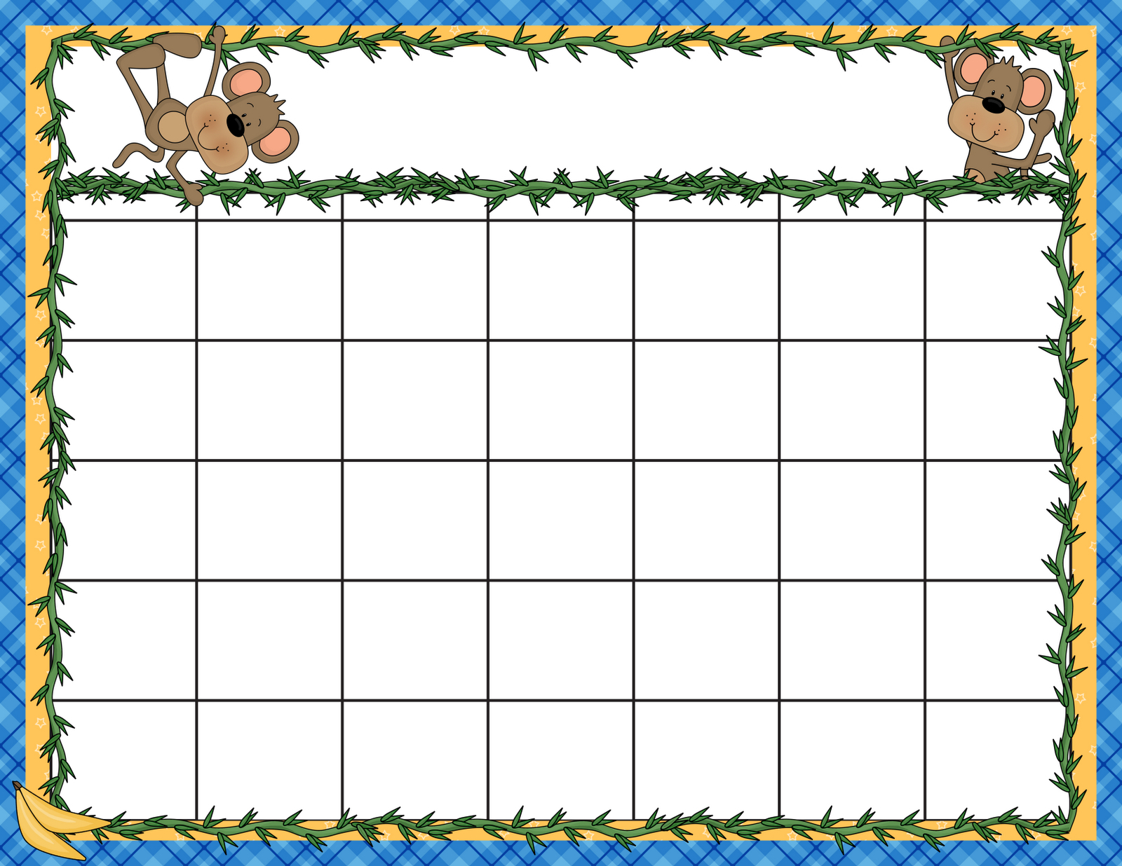 Calendar Template Kids Best 25 Kids Calendar Ideas On Throughout Blank Calendar Template For Kids