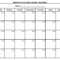 Calendar Template To Print Calendar Month Printable Inside For Month At A Glance Blank Calendar Template