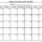 Calendar Template To Print Calendar Month Printable Inside For Month At A Glance Blank Calendar Template