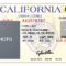 California Drivers License Template | California In 2019 With Regard To Blank Drivers License Template