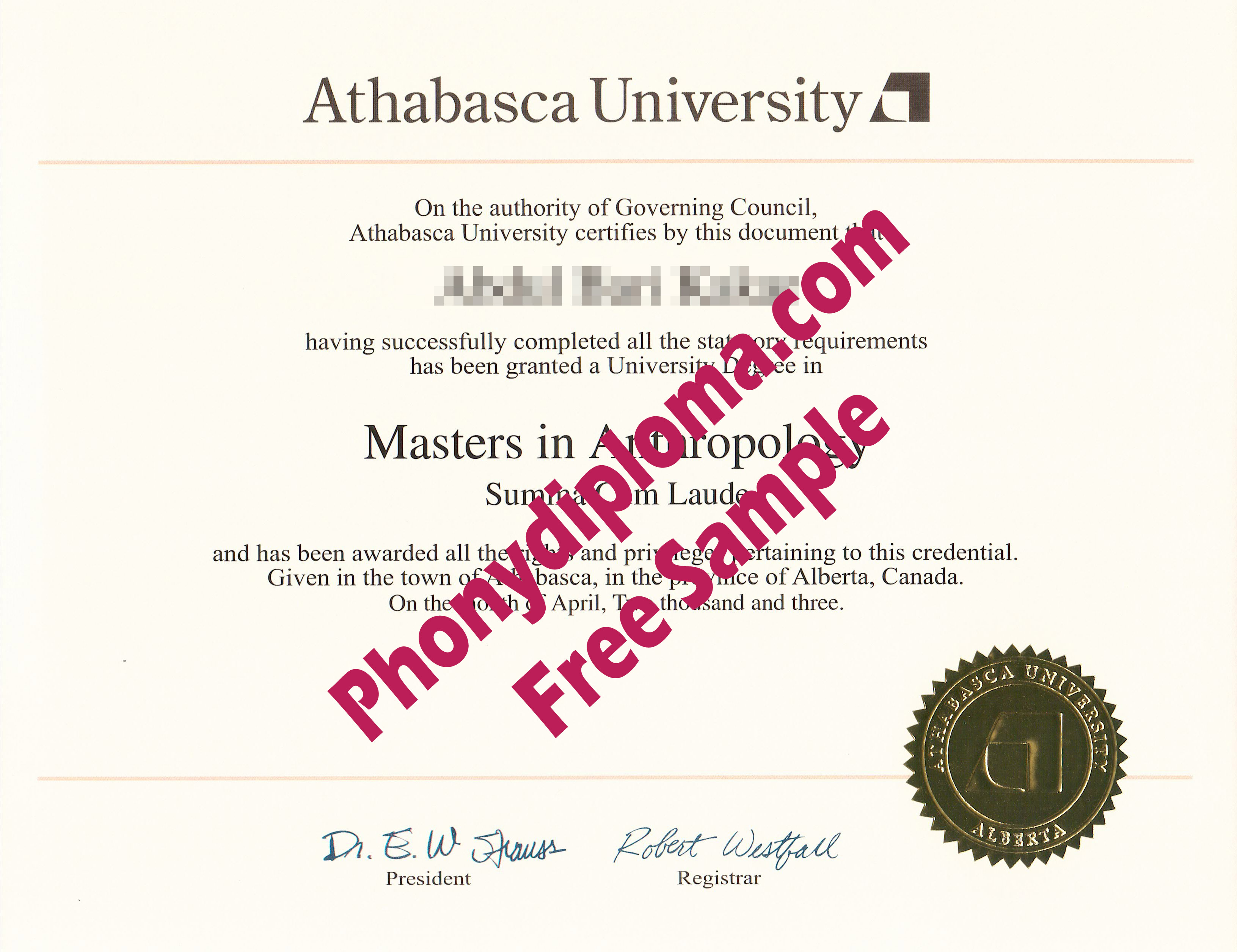 Canada College Or University Original Match Diploma Intended For University Graduation Certificate Template