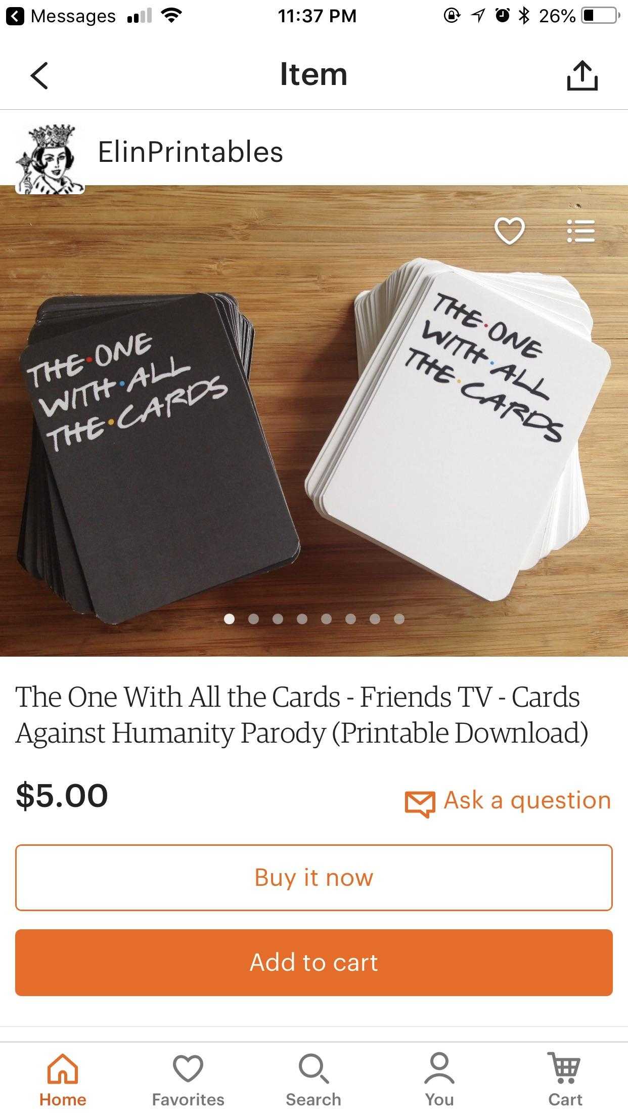 Cards Against Humanity: Friends Edition. : Howyoudoin With Cards Against Humanity Template