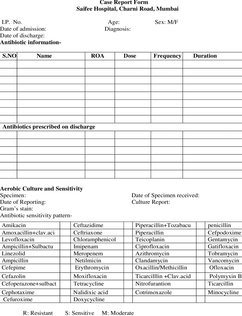 Case Report Form Download Table Template Word Annotated With Case Report Form Template