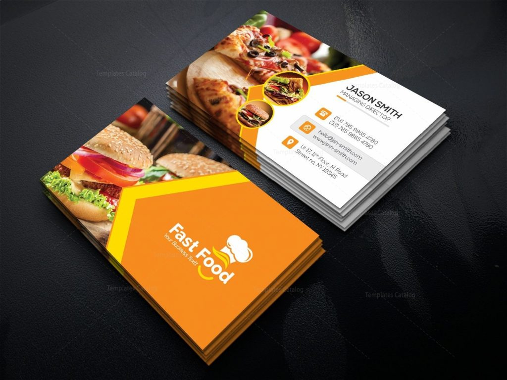 Catering Business Cards Wording Visiting Card Templates Pertaining To Food Business Cards Templates Free