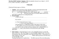 Catering Contract Template - 6 Free Templates In Pdf, Word throughout Catering Contract Template Word