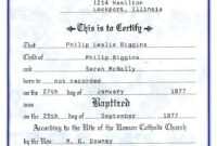 Catholic Baptism Certificate - Yahoo Image Search Results pertaining to Roman Catholic Baptism Certificate Template