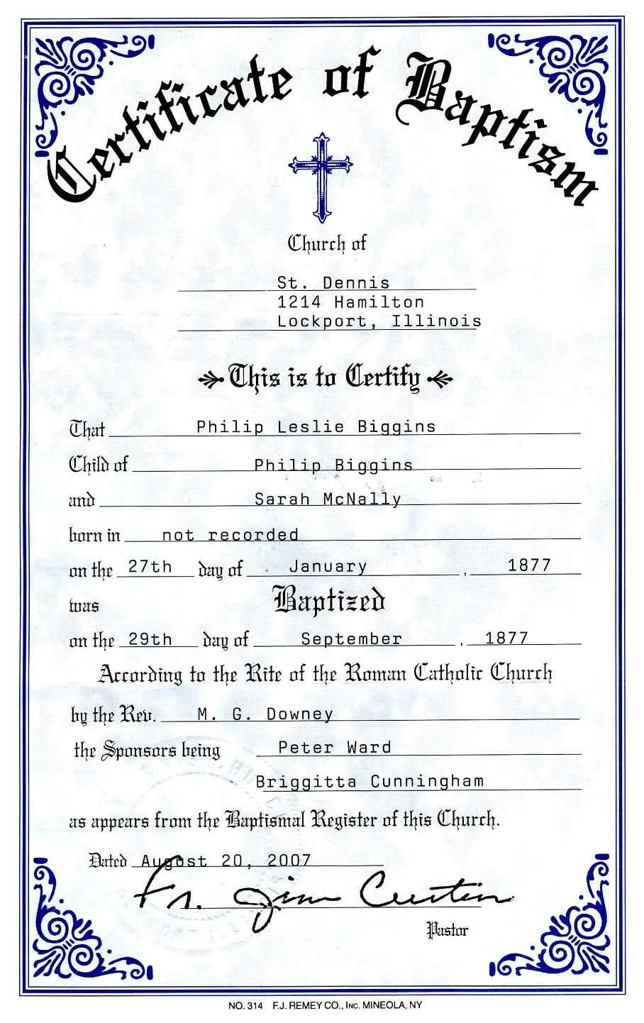 Catholic Baptism Certificate – Yahoo Image Search Results Pertaining To Roman Catholic Baptism Certificate Template