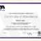 Celebrate Perfect Attendance In Your Class Certificate Within Conference Participation Certificate Template