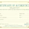 Certificate Authenticity Template Art Authenticity Regarding Certificate Of Authenticity Photography Template