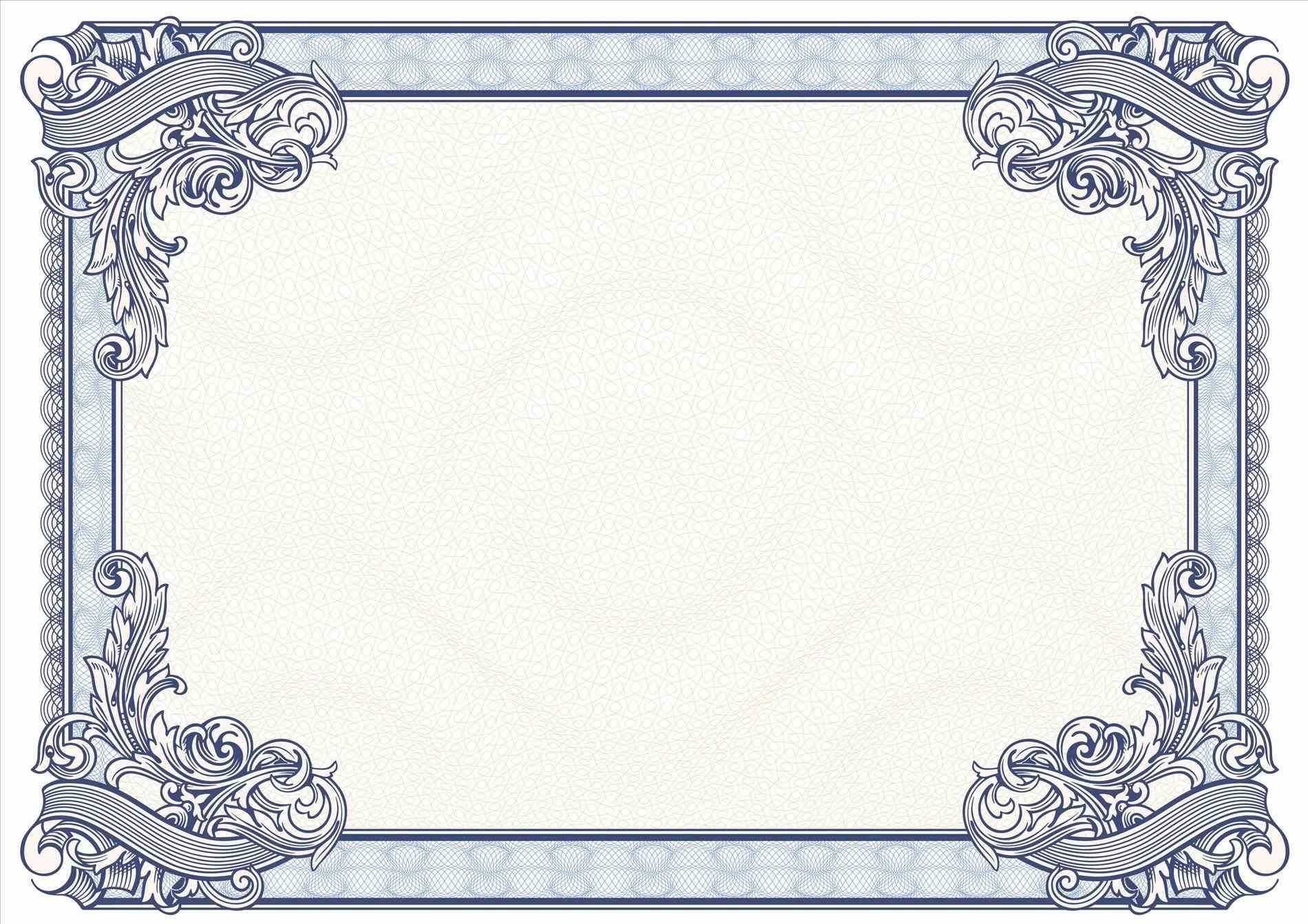 Certificate Borders Design Unique Certificate Border Design Pertaining To Free Printable Certificate Border Templates