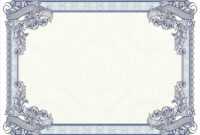 Certificate Borders Design Unique Certificate Border Design throughout Certificate Border Design Templates