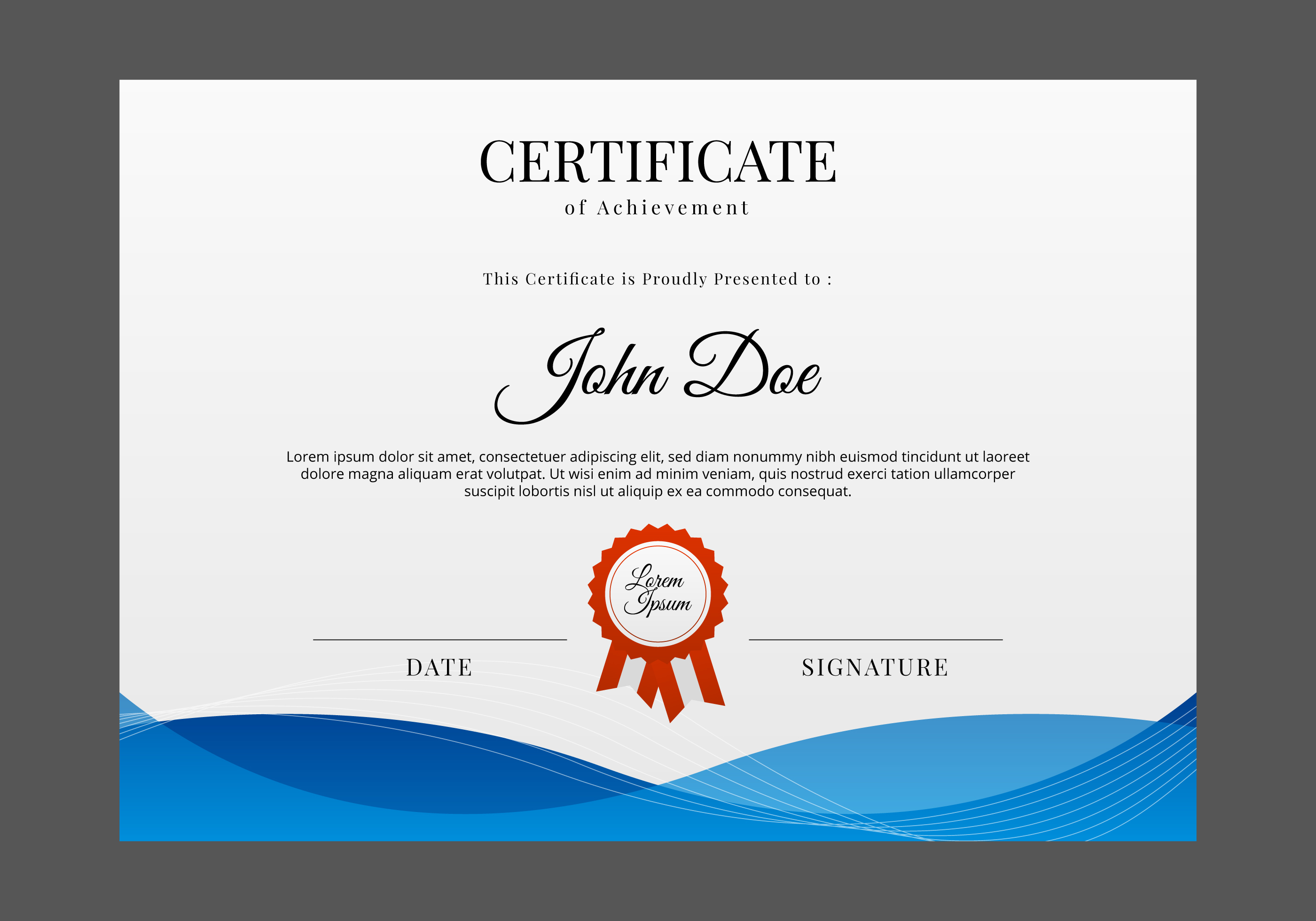 Certificate Design Free Vector Art – (10,192 Free Downloads) In Design A Certificate Template