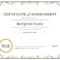 Certificate Of Achievement For Blank Certificate Of Achievement Template