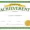 Certificate Of Achievement Template – Certificate Templates Inside Certificate Of Achievement Army Template