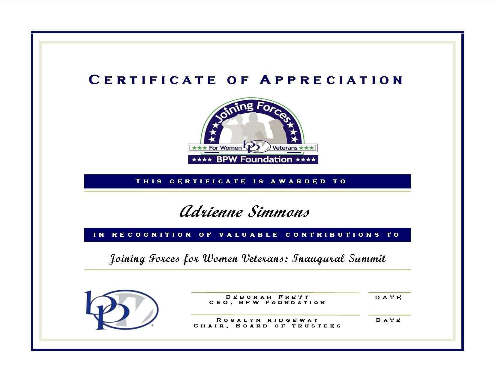 Certificate Of Appreciation For Guest Speaker Template | Cw In Conference Participation Certificate Template