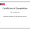Certificate Of Completion Template | Sea Gas Pertaining To Certificate Of Acceptance Template
