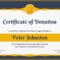 Certificate Of Donation Template Template – Venngage For Donation Certificate Template