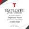 Certificate Of Employee The Month Template Brochure Regarding Employee Of The Month Certificate Template