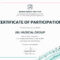 Certificate Of Participation Template Or Word Doc With Docx Inside Certificate Of Participation Word Template