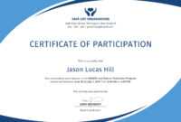 Certificate Of Participation Template Ppt - Atlantaauctionco within Certificate Of Participation Template Ppt